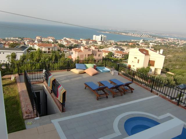 Luxury Villa With Amazing View, Çeşme Eksteriør bilde